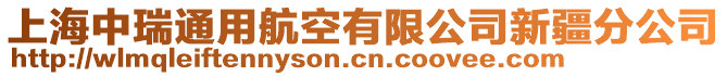 上海中瑞通用航空有限公司新疆分公司