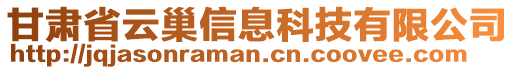 甘肅省云巢信息科技有限公司