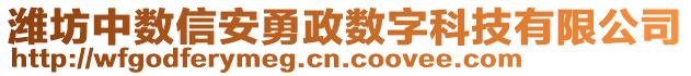 濰坊中數(shù)信安勇政數(shù)字科技有限公司