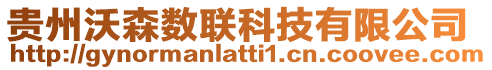 貴州沃森數聯科技有限公司
