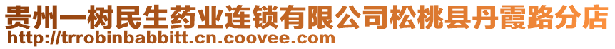 貴州一樹民生藥業(yè)連鎖有限公司松桃縣丹霞路分店