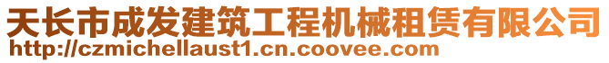 天長(zhǎng)市成發(fā)建筑工程機(jī)械租賃有限公司