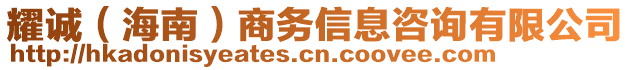 耀诚（海南）商务信息咨询有限公司