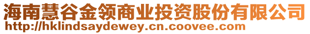 海南慧谷金領(lǐng)商業(yè)投資股份有限公司