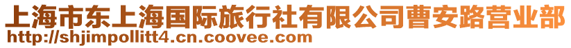 上海市東上海國際旅行社有限公司曹安路營業(yè)部