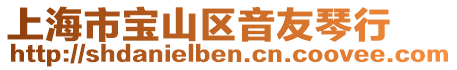 上海市寶山區(qū)音友琴行