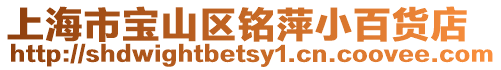 上海市寶山區銘萍小百貨店