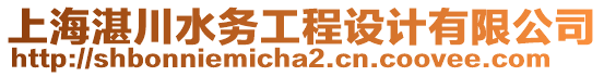 上海湛川水務工程設計有限公司