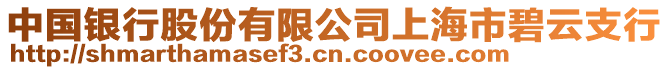 中國銀行股份有限公司上海市碧云支行