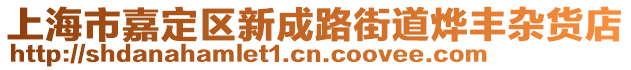 上海市嘉定區(qū)新成路街道燁豐雜貨店