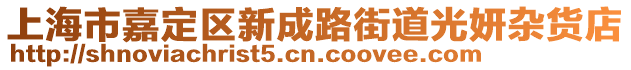 上海市嘉定區新成路街道光妍雜貨店