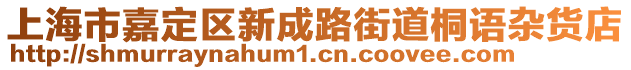上海市嘉定區新成路街道桐語雜貨店