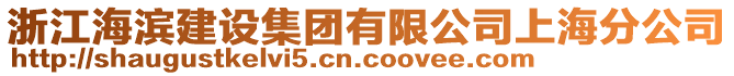 浙江海濱建設(shè)集團有限公司上海分公司