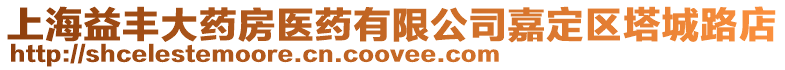 上海益豐大藥房醫(yī)藥有限公司嘉定區(qū)塔城路店