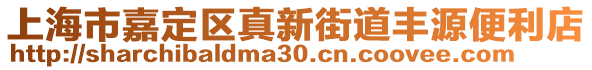 上海市嘉定區真新街道豐源便利店