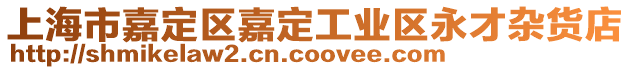 上海市嘉定區嘉定工業區永才雜貨店