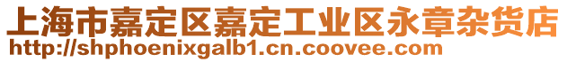 上海市嘉定區嘉定工業區永章雜貨店