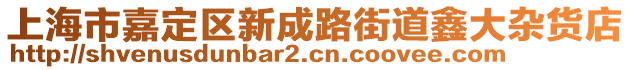 上海市嘉定區(qū)新成路街道鑫大雜貨店
