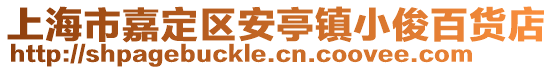 上海市嘉定區安亭鎮小俊百貨店