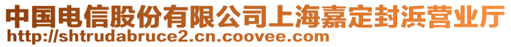 中國電信股份有限公司上海嘉定封浜營業廳