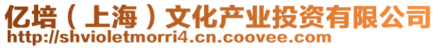 億培(上海)文化產業投資有限公司