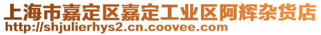 上海市嘉定區(qū)嘉定工業(yè)區(qū)阿輝雜貨店