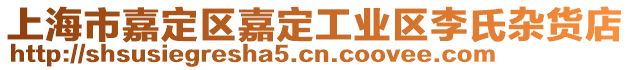 上海市嘉定區(qū)嘉定工業(yè)區(qū)李氏雜貨店