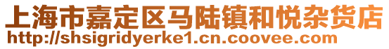 上海市嘉定區(qū)馬陸鎮(zhèn)和悅雜貨店