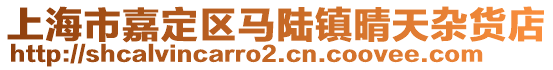 上海市嘉定區(qū)馬陸鎮(zhèn)晴天雜貨店
