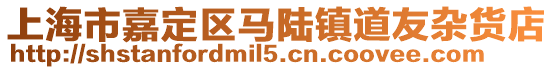 上海市嘉定區馬陸鎮道友雜貨店