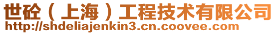 世砼(上海)工程技術有限公司