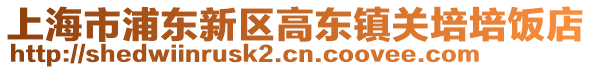上海市浦東新區高東鎮關培培飯店