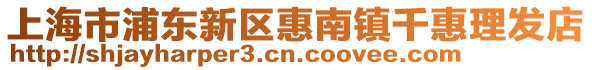 上海市浦東新區惠南鎮千惠理發店