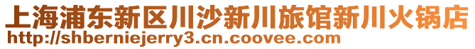 上海浦東新區川沙新川旅館新川火鍋店