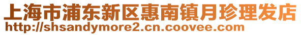 上海市浦東新區惠南鎮月珍理發店