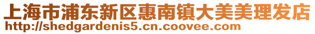 上海市浦東新區(qū)惠南鎮(zhèn)大美美理發(fā)店