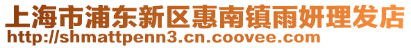 上海市浦東新區(qū)惠南鎮(zhèn)雨妍理發(fā)店