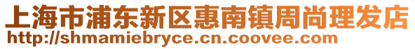 上海市浦東新區惠南鎮周尚理發店