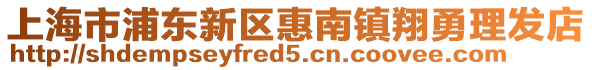 上海市浦東新區惠南鎮翔勇理發店