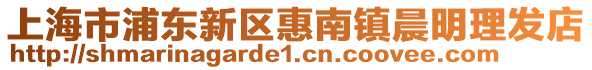 上海市浦東新區惠南鎮晨明理發店