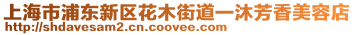 上海市浦東新區花木街道一沐芳香美容店