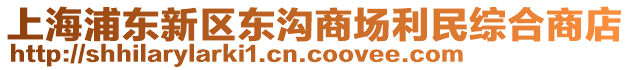 上海浦東新區(qū)東溝商場(chǎng)利民綜合商店