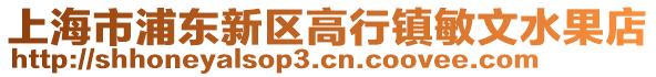 上海市浦東新區(qū)高行鎮(zhèn)敏文水果店