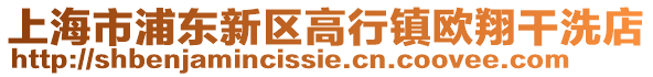 上海市浦東新區高行鎮歐翔干洗店