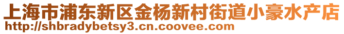 上海市浦東新區金楊新村街道小豪水產店