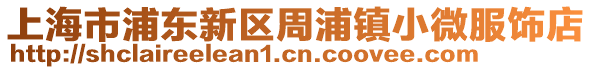 上海市浦東新區(qū)周浦鎮(zhèn)小微服飾店