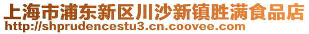 上海市浦東新區川沙新鎮勝滿食品店