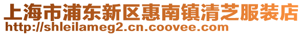 上海市浦東新區惠南鎮清芝服裝店