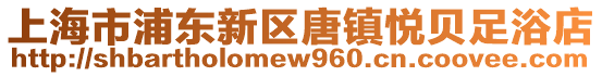 上海市浦東新區唐鎮悅貝足浴店