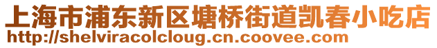 上海市浦東新區塘橋街道凱春小吃店